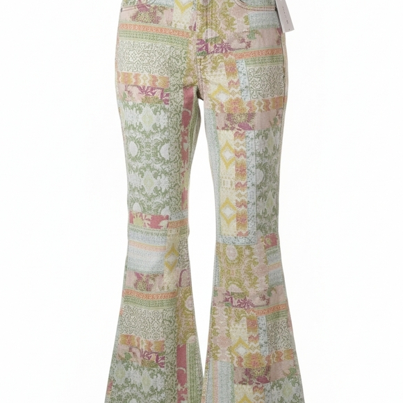 Jessica Simpson Denim - Jessica Simpson Daisy Flare Floral Jeans